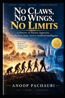 No Claws, No Wings, No Limits: A History of Human Ingenuity, from the First Stone Tool to Artificial Intelligence - Anoop Pachauri - cover