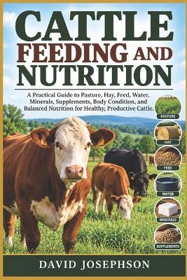 Cattle Feeding and Nutrition: A Practical Guide to Pasture, Hay, Feed, Water, Minerals, Supplements, Body Condition, and Balanced Nutrition for Healthy, Productive Cattle - David Josephson - cover