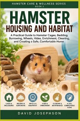 Hamster Housing and Habitat: A Practical Guide to Hamster Cages, Bedding, Burrowing, Wheels, Hides, Enrichment, Cleaning, and Creating a Safe, Comfortable Home - David Josephson - cover