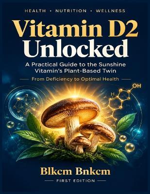 Vitamin D2 Unlocked: A Practical Guide to the Sunshine Vitamin's Plant-Based Twin - From Deficiency to Optimal Health - - Blkcm Bnkcm - cover