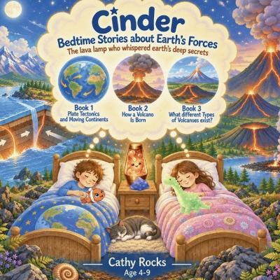 Cinder - Bedtime Stories about Earth's Forces: Trilogy 1 - Books 1-3 - Cathy Rocks - cover