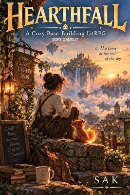 Hearthfall: A Cozy Base-Building LitRPG (Soft GameLit) - Sak - cover