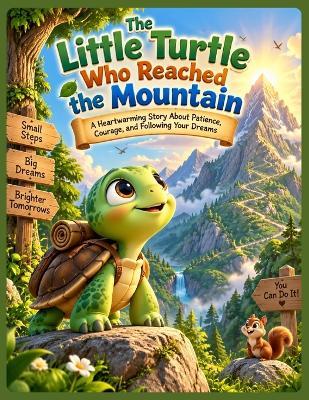 The Little Turtle Who Reached the Mountain: A Heartwarming Story About Patience, Courage, and Following Your Dreams - Jojo Kate - cover