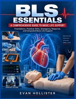 BLS Essentials: A COMPREHENSIVE GUIDE TO BASIC LIFE SUPPORT: Foundations, Practical Skills, Emergency Response, and Integrated Basic Life Support - Evan Hollister - cover
