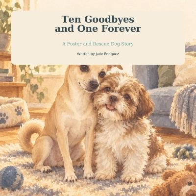 Ten Goodbyes and One Forever: A Foster and Rescue Dog Story - Jade Enriquez - cover