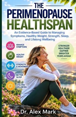 The Perimenopause Healthspan: An Evidence-Based Guide to Managing Symptoms, Healthy Weight, Strength, Sleep, and Lifelong Wellbeing - Alex Mark - cover