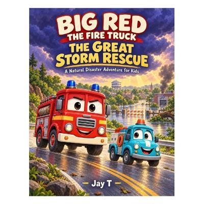 Big Red the Fire Truck: The Great Storm Rescue: A Natural Disaster Adventure for Kids - Jay T - cover