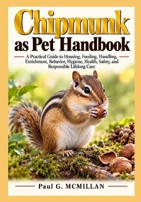 Chipmunk as Pet Handbook: A Practical Guide to Housing, Feeding, Handling, Enrichment, Behavior, Hygiene, Health, Safety, and Responsible Lifelong Care - Paul G McMillan - cover
