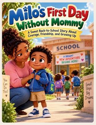 Milo's First Day Without Mommy: A Sweet Back-to-School Story About Courage, Friendship, and Growing Up - Jojo Kate - cover