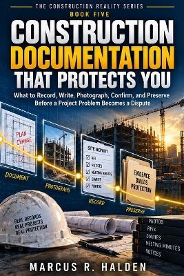 Construction Documentation That Protects You: What to Record, Write, Photograph, Confirm, and Preserve Before a Project Problem Becomes a Dispute - Marcus R Halden - cover