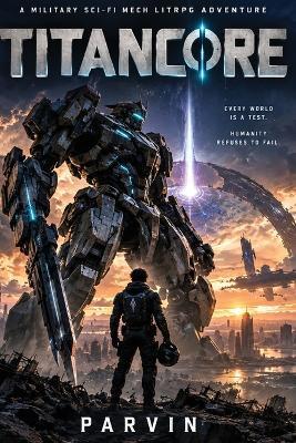 Titancore: A Military Sci-Fi Mech LitRPG Adventure - Parvin - cover