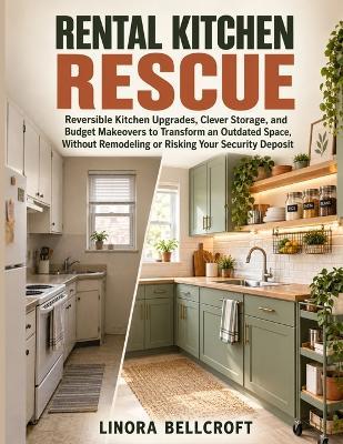 Rental Kitchen Rescue: Reversible Kitchen Upgrades, Clever Storage, and Budget Makeovers to Transform an Outdated Space, Without Remodeling or Risking Your Security Deposit - Linora Bellcroft - cover