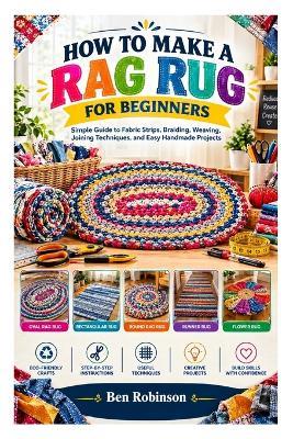 How to Make a Rag Rug for Beginners: Simple Guide to Fabric Strips, Braiding, Weaving, Joining Techniques, and Easy Handmade Projects - Ben Robinson - cover