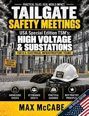 Tailgate Safety Meetings: USA Special Edition TSM's: High Voltage & Substations - Max McCabe - cover