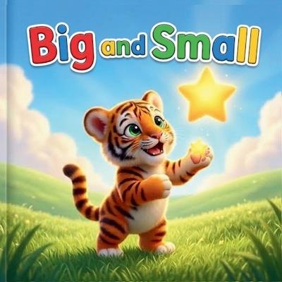 Big and Small: A First Concepts Board Book - Meet Tumble the Tiger and Discover Big and Small Together - Zimloo Publishing - cover