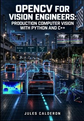 Opencv for Vision Engineers: PRODUCTION COMPUTER VISION WITH PYTHON AND C++: Object Detection, 3D Vision, Camera Calibration, Feature Matching, Real-Time Tracking, and Edge Deployment - Jules Calderon - cover