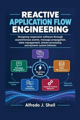 Reactive Application Flow Engineering: Designing responsive software through asynchronous events, message propagation, state management, stream processing, and dynamic system behavior - Alfredo J Shell - cover