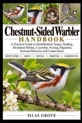 Chestnut-Sided Warbler Handbook: A Practical Guide to Identification, Songs, Feeding, Shrubland Habitat, Courtship, Nesting, Migration, Seasonal Behavior, and Conservation - Silas Grove - cover