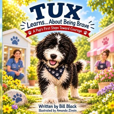 TUX Learns... About Being Brave: A Pup's First Steps Toward Courage - Bill Black - cover