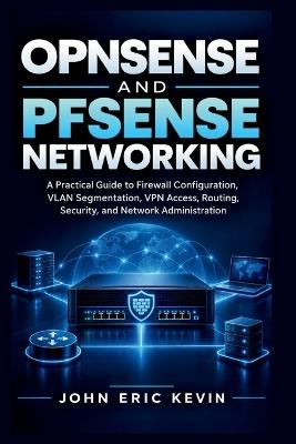 OPNsense and pfSense Networking: A Practical Guide to Firewall Configuration, VLAN Segmentation, VPN Access, Routing, Security, and Network Administration - John Eric Kevin - cover