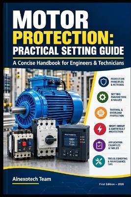 Motor Protection: Practical Setting Guide: A Concise Handbook for Engineers & Technicians - Ainexotech Team - cover