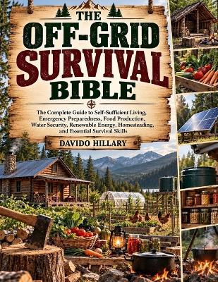The Off-Grid Survival Bible: The Complete Guide to Self-Sufficient Living, Emergency Preparedness, Food Production, Water Security, Renewable Energy, Homesteading, and Essential Survival Skills - Davido Hillary - cover