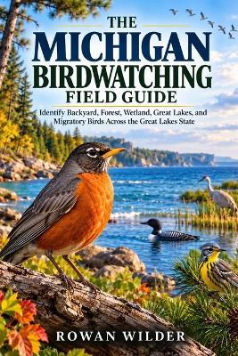 The Michigan Birdwatching Field Guide: Identify Backyard, Forest, Wetland, Great Lakes, and Migratory Birds Across the Great Lakes State - Rowan Wilder - cover