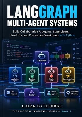 Langgraph Multi-Agent Systems: Build Collaborative AI Agents, Supervisors, Handoffs, and Production Workflows with Python - Liora Byteforge - cover