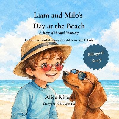 Liam and Milo's Day at the Beach: A Story of Mindful Discovery - Alice Rivers - cover