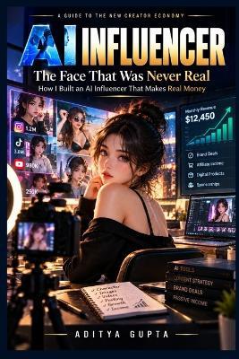 AI Influencer: The Face That Was Never Real: How I Built an AI Influencer That Makes Real Money - Aditya Gupta - cover