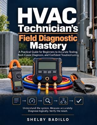 HVAC Technician's Field Diagnostic Mastery: A Practical Guide for Beginners to Accurate Testing, Root-Cause Diagnosis, and Confident Troubleshooting - Shelby Badillo - cover