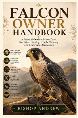 Falcon owner Handbook: A Practical Guide to Falcon Care, Nutrition, Housing, Health, Training, and Responsible Ownership - Bishop Andrew - cover