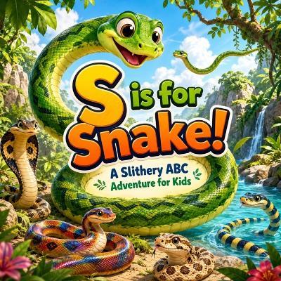 S is for Snake!: A Slithery ABC Adventure for Kids - Jonathan Grimes - cover