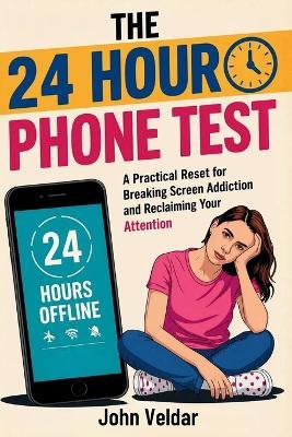 The 24 Hour Phone Test: A Practical Reset for Breaking Screen Addiction and Reclaiming Your Attention - John Veldar - cover