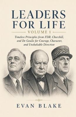 Leaders for Life: Volume 1: Timeless Principles from FDR, Churchill, and De Gaulle for Courage, Character, and Unshakable Direction - Evan Blake - cover