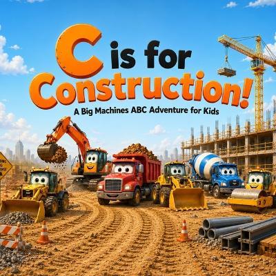 C is for Construction!: A Big Machines ABC Adventure for Kids Ages 2-5 - Jonathan Grimes - cover