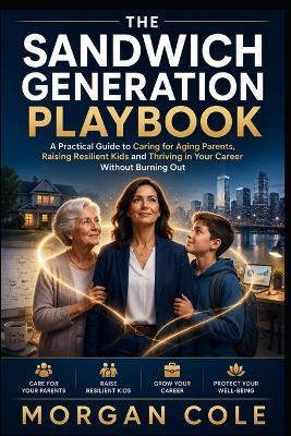 The Sandwich Generation Playbook: A Practical Guide to Caring for Aging Parents, Raising Resilient Kids and Thriving in Your Career Without Burning Out - Morgan Cole - cover