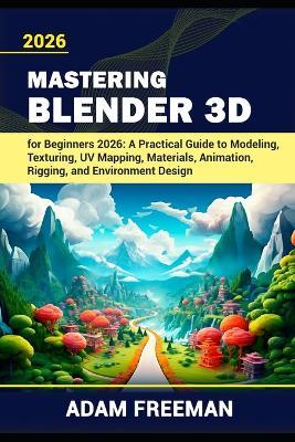 Mastering Blender 3D for Beginners: A Practical Guide to Modeling, Texturing, UV Mapping, Materials, Animation, Rigging, and Environment Design - Adam Freeman - cover