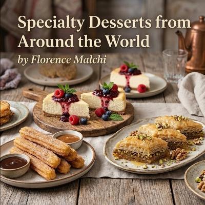 Specialty Desserts from Around the World: Easy and Authentic International Sweets to Make at Home - Florence Malchi - cover