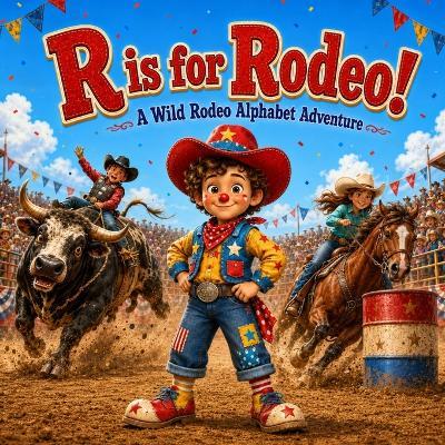 R is for Rodeo!: A Wild Rodeo Alphabet Adventure for Kids - Jonathan Grimes - cover