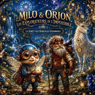 Milo & Orion: Les Explorateurs de l'Impossible: Tome 1: La Forêt aux Horloges Endormies - Alisa - cover