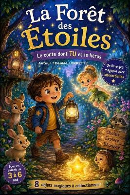 La Forêt des Étoiles, le conte dont TU es le héros: Une histoire magique avec des choix, des surprises et des objets à découvrir - Denise Lorrette - cover