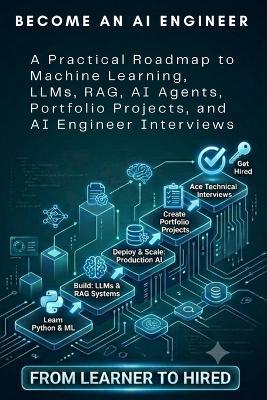 Become an AI Engineer: A Practical Roadmap to Machine Learning, LLMs, RAG, AI Agents, Portfolio Projects, and AI Engineer Interviews - Miriam Le - cover