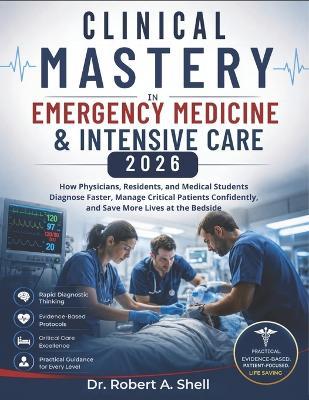 Clinical Mastery in Emergency Medicine & Intensive Care 2026: How Physicians, Residents, and Medical Students Diagnose Faster, Manage Critical Patients Confidently, and Save More Lives at the Bedside - Robert A Shell - cover