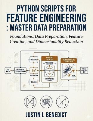 Python Scripts for Feature Engineering: Master Data Preparation: Foundations, Data Preparation, Feature Creation, and Dimensionality Reduction - Justin Benedict - cover