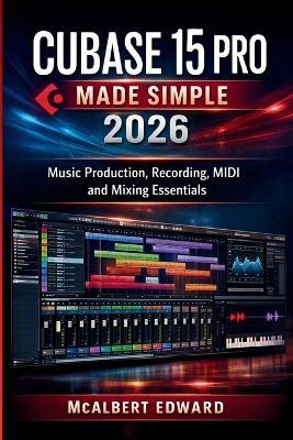 Cubase 15 Pro Made Simple 2026: Music Production, Recording, MIDI and Mixing Essentials - McAlbert Edward - cover
