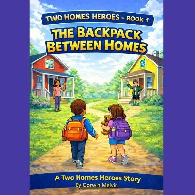 Two Homes Heroes - Book 1 - The Backpack Between Homes: A Two Homes Heroes Story - Melvin - cover