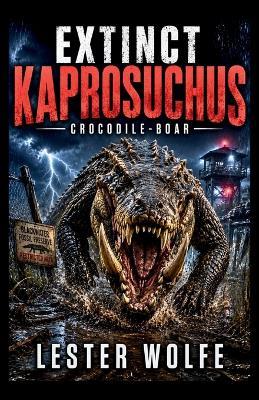 EXTINCT - Kaprosuchus Crocodile-Boar: A Prehistoric Predator Survival Suspense Story - Lester Wolfe - cover