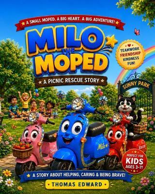 Milo The Moped - The Picnic Rescue - Thomas Edward - cover