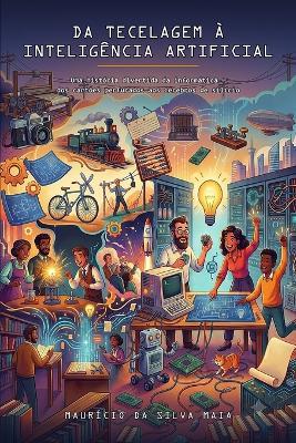 Da Tecelagem à Inteligência Artificial: Uma história divertida da informática - dos cartões perfurados aos cérebros de silício - Mauricio Da Silva Maia - cover